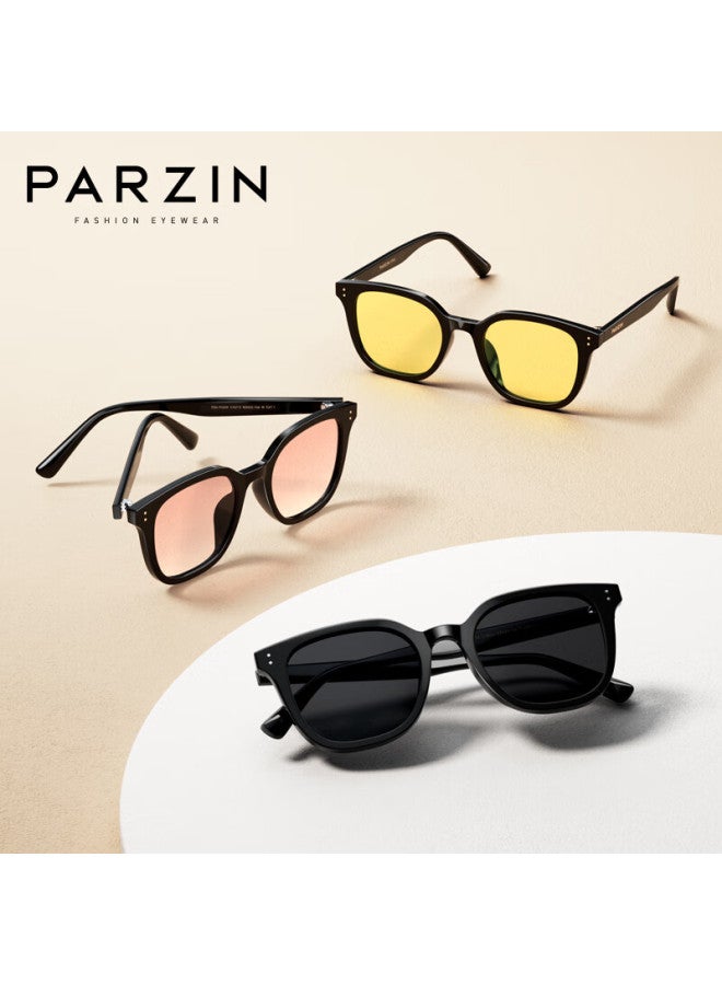 Parzin Sungl, Street Style Uni Fashionable Blush Bare Face Gl, Light Color Sun Protection Driving Sungl, 91639 - Image 3