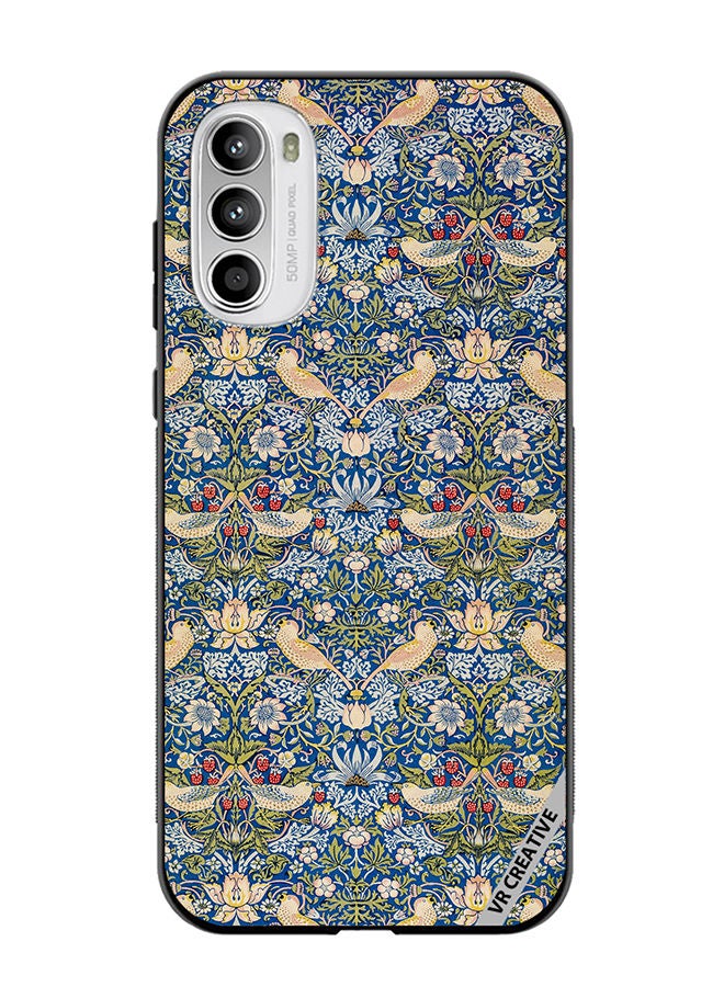 VR CREATIVE Protective Case Cover For Motorola Moto G82 Splash Flower Design Multicolour - Image 1