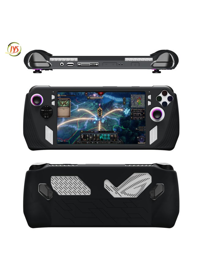 Loquat JYS Applicable To ROG Ally Handheld All-inclusive Silicone Protective Case Anti-slip Drop-resistant Silicone Case ROG Ally Accessories-Product Color:Black  - Image 1