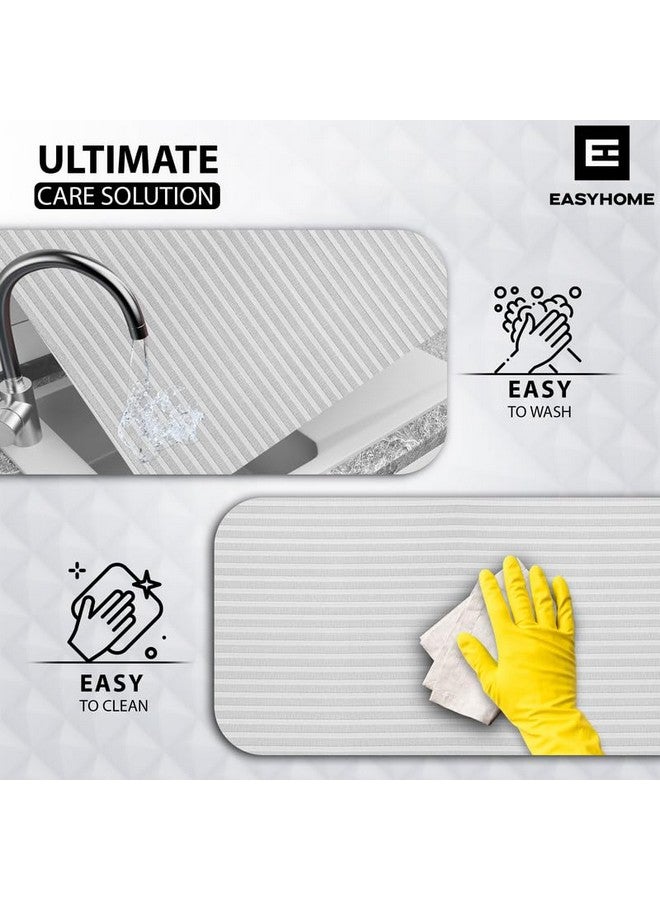 EASY HOME Multipurpose EVA Anti-Slip Mat (45cm x 3 Meter, Clear Lines) - Waterproof, Washable Shelf Liner Roll Sheet for Kitchen, Bathroom, Drawers, Cabinets, Fridge & Table Mat - Image 4