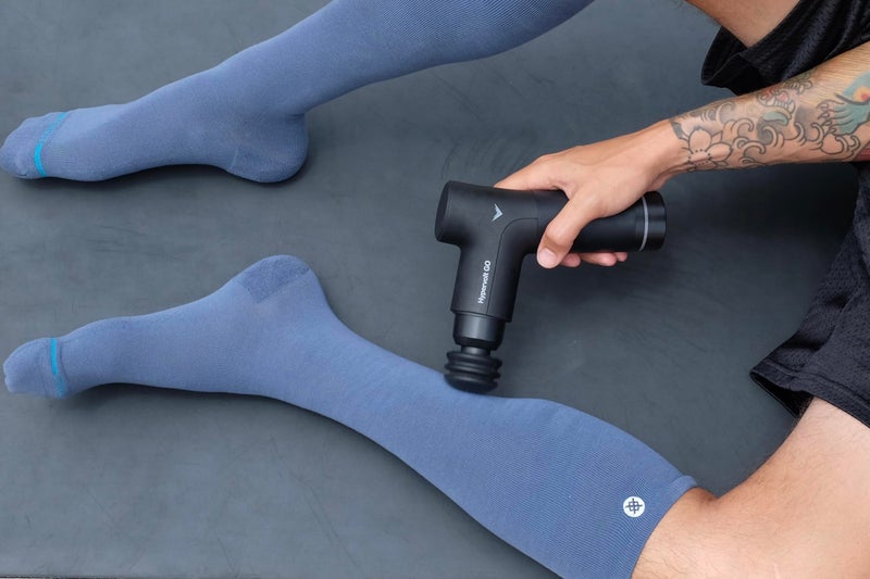 Stance Compression OTC Socks for Men and Women, Over the Calf, Mid Grade 15-20mmHg Compression, Black, Large - Image 2