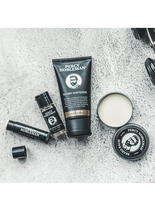 Percy Nobleman Beard Survival Kit, A Beard Grooming Kit Containing A Scented Beard Oil, Beard Balm, Moustache Wax, And A Beard Softener - Image 3