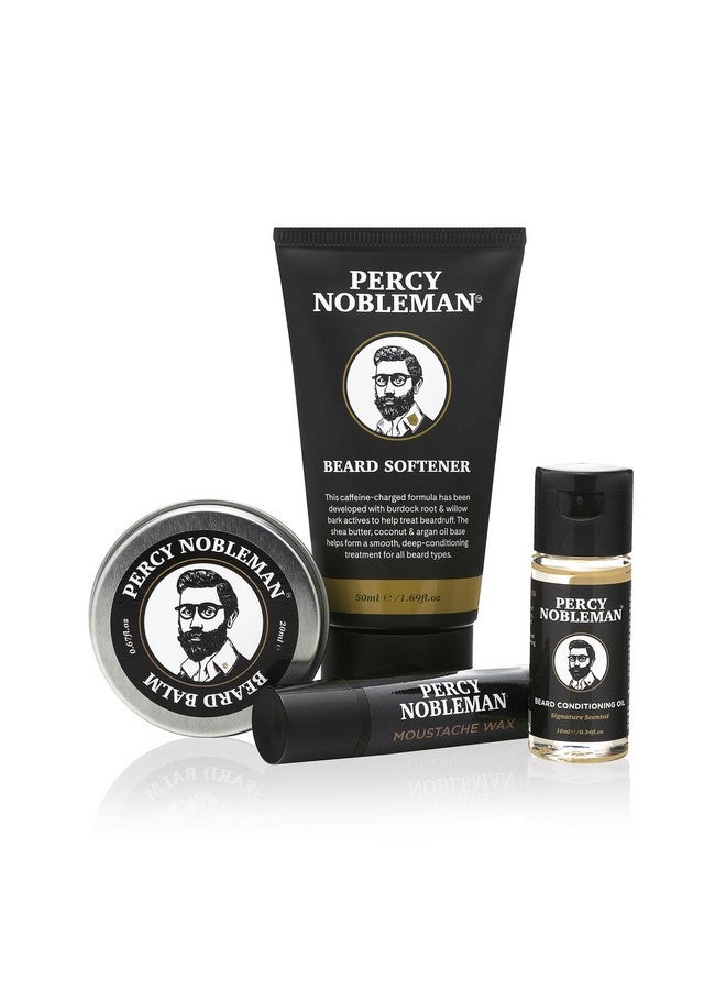 Percy Nobleman Beard Survival Kit, A Beard Grooming Kit Containing A Scented Beard Oil, Beard Balm, Moustache Wax, And A Beard Softener - Image 2