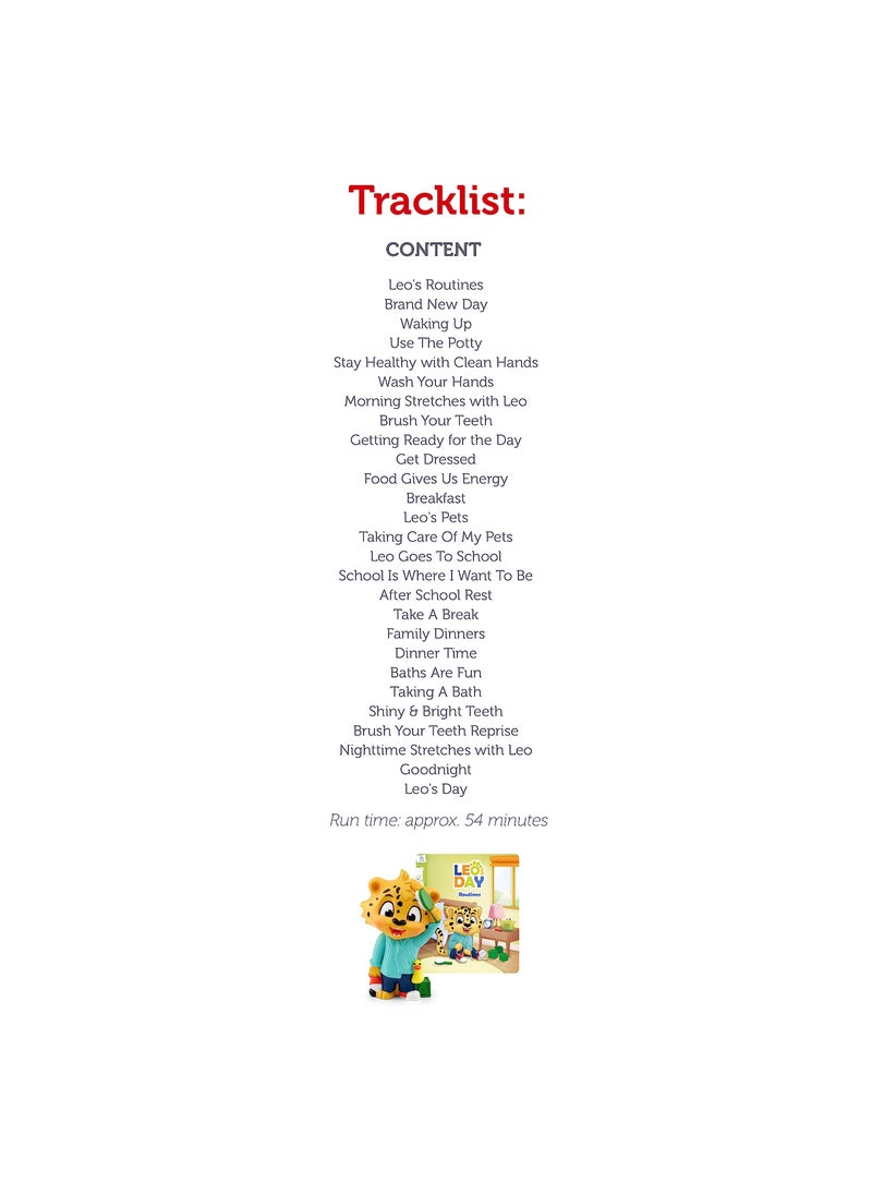 Tonies Tonies Leo’s Day: Routines Audio Toy Figurine  - Image 4