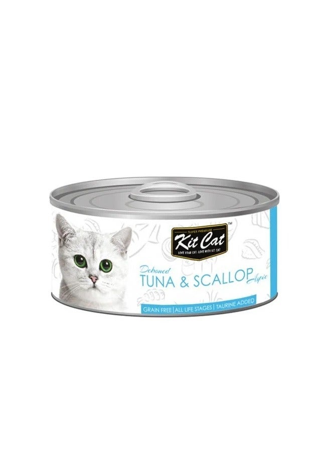 Kit Cat Carton (24 cans) of boneless tuna with shellfish, 80g. - Image 2