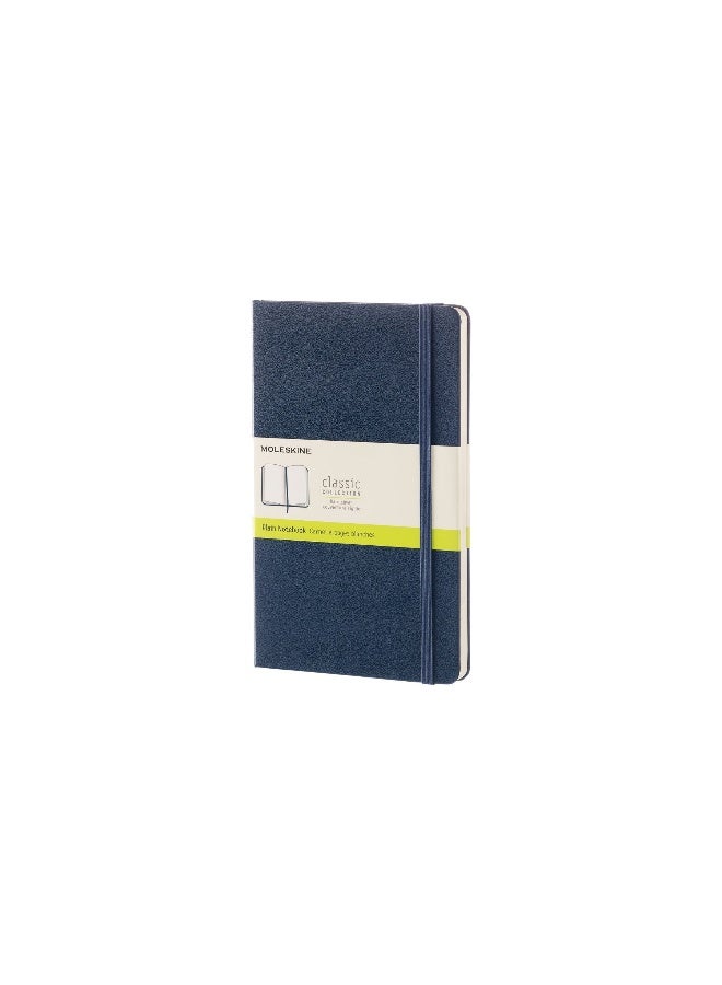 Moleskine: Notebook Large Plain Sapphire Blue Hard Cover - Image 1