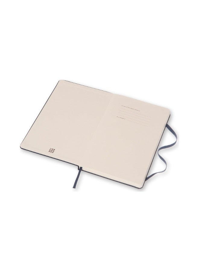 Moleskine: Notebook Large Plain Sapphire Blue Hard Cover - Image 4