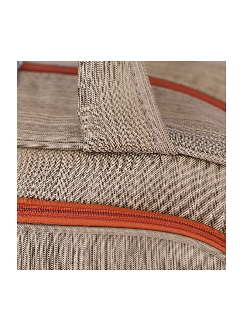 CAPITAL حقيبة دافل كابيتال 16 بوصة باللون البني - Image 2