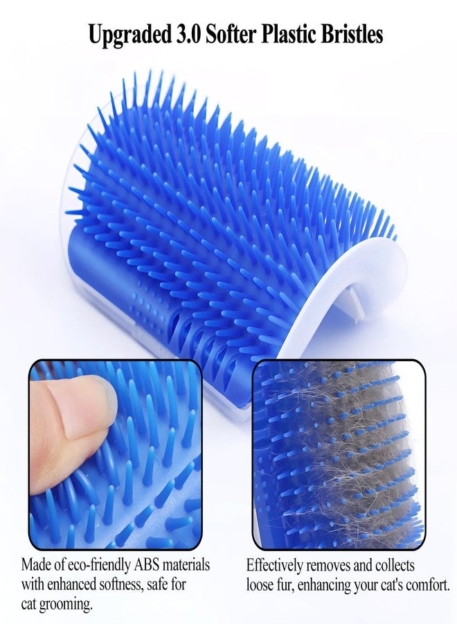 Kingtree Cat Corner Scratcher Self Groomer with Catnip, 2 Pack Softer Cat Face Scratchers Wall Corner Grooming Massage Combs for Long & Short Fur Cats - Image 3