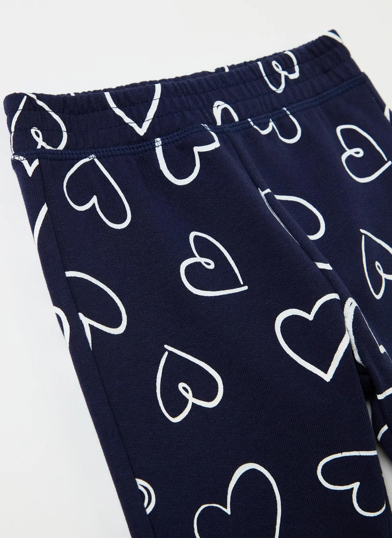 Ovs Joggers with elasticated edging and print