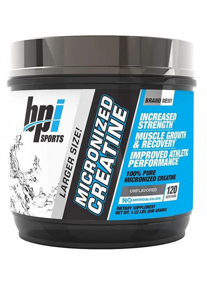 BPI SPORTS Micronized Creatine Unflavored 600 Gm 
