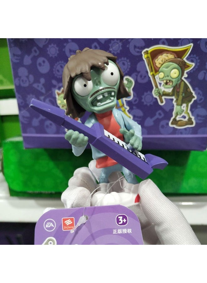 null - Genuine Plants Vs. Zombies Coil Full Set Toy Model Rock Zombie Potato Mine Dinosaur Zombie-Color:Coil Zombie Fun Experience Edition 3 - Image 1