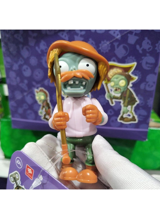 null - Genuine Plants Vs. Zombies Coil Full Set Toy Model Rock Zombie Potato Mine Dinosaur Zombie-Color:Coil Zombie Fun Experience Edition 3 - Image 1
