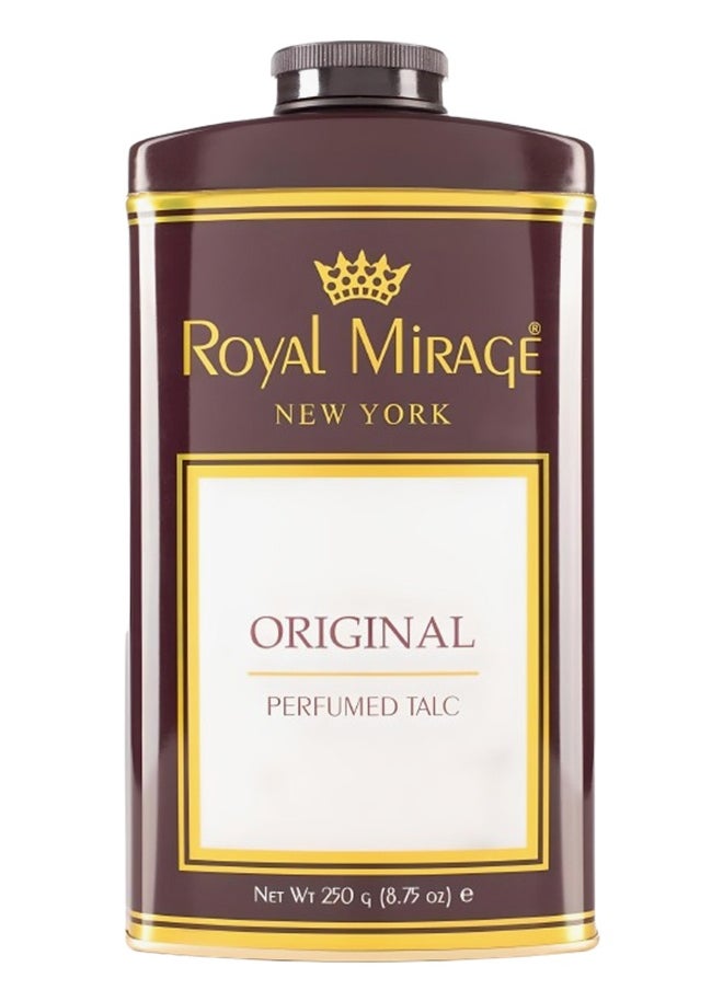 ROYAL MIRAGE Original Perfumed Talc Powder 250 Grams 