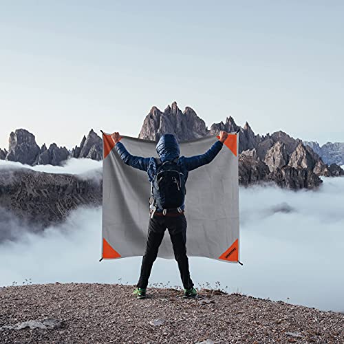 BROWNTREK Compact Picnic Blanket (60"x56") - Water Resistant, Packable, Lightweight Tarp for Hiking, Camping, Travel, Festivals - Image 3
