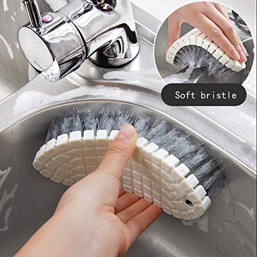 KPNG Scrub Brush, Quality Soft Laundry Clothes Shoes Pot Washing Scrubbing Brush, Easy to Grip Household Cleaning Brushes (Pack of-1, Bendable) - Image 5