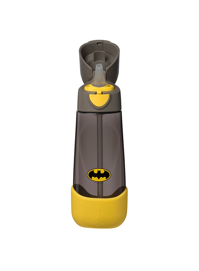 b.box Tritan Drink Bottle – 600ml Batman Edition, Durable, Lightweight & Shatter-Resistant, Flip-Top Lid with Easy-Flow Straw, BPA-Free & Dishwasher Safe, Perfect for School, Sports & Travel - Image 2