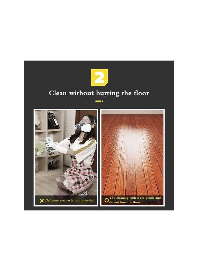 Generic - Multi Effect Floor Cleaning Slice, Floor Cleaning Tablets ，SheetsMopping concentrated Floor Cleaning Sheets, Water Soluble, Fast Dry, Fresh and Comfort Scent Color random(60 sheets) - Image 1
