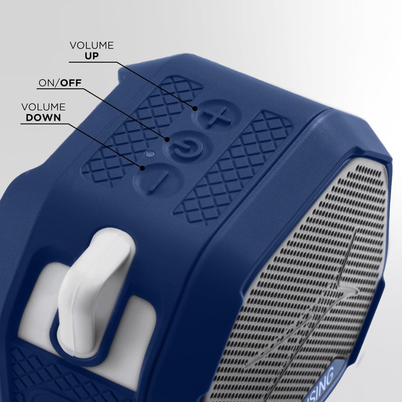 Altec Lansing HYDRATREK Magnetic Bluetooth Speaker, Waterproof IP67, Portable Speaker, True Wireless Pairing, USB-C Quick Charge, 3.7V 400mAh Battery, Voice Assistant, Perfect for Any Adventure - Image 4