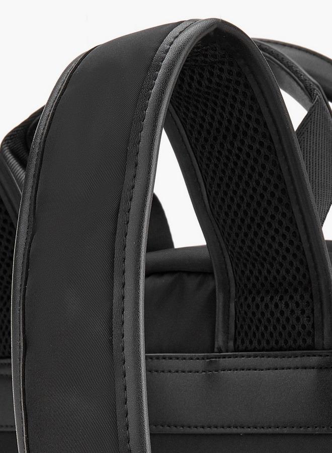 Lee Cooper Logo Print Backpack With Adjustable Shoulder Straps - Image 5