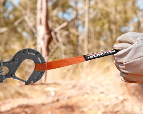 ALL-TOP Forged Steel Winch Hook, 3/8in 16Ton 35500Lbs, Extreme Hook for Winch Cable Ropes, Forged Steel & E-Coated Finish, Rhino Gray - Image 4