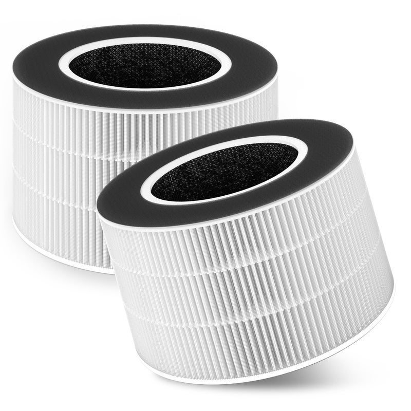 XBWW 2 Packs TD1500 Replacement Filters Compatible with Tredy TD1500 TD1500BM Air Cleaner Purifier 4 Stages Filtration of H13 True HEPA Filter and Activated Carbon Filter