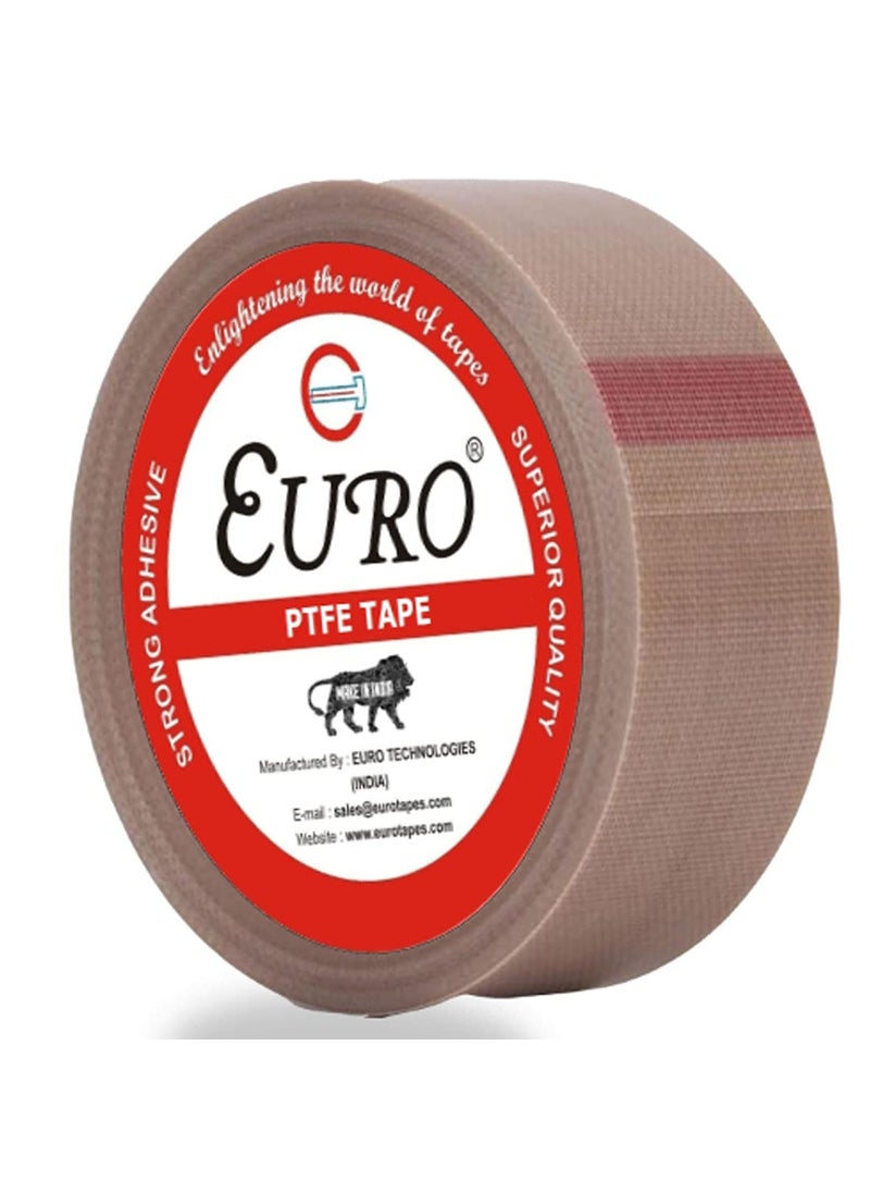 Euro EURO PTFE Coated Tape for heat sealing machines Color light brown 10 Meters 34 inch  - Image 1