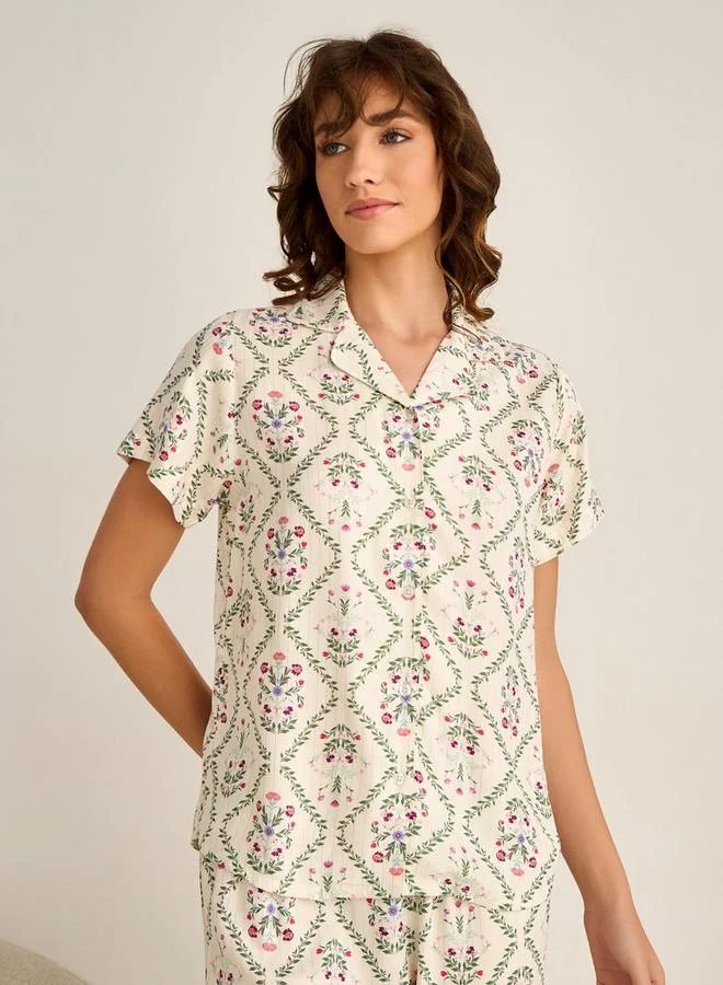 Splash FAV Pyjama Set Button Down Shirt & Trousers