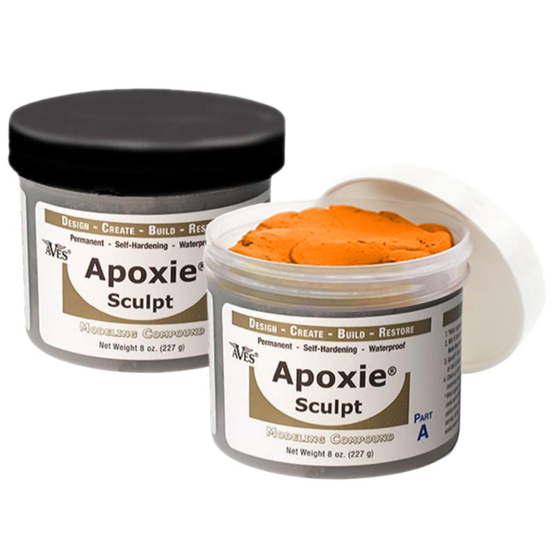 Aves Apoxie Sculpt  2 Part Modeling Compound A  B  1 Pound Apoxie Sculpt for Sculpting Modeling Filling Repairing Simple to Use and Durable SelfHardening Modeling Compound  Orange