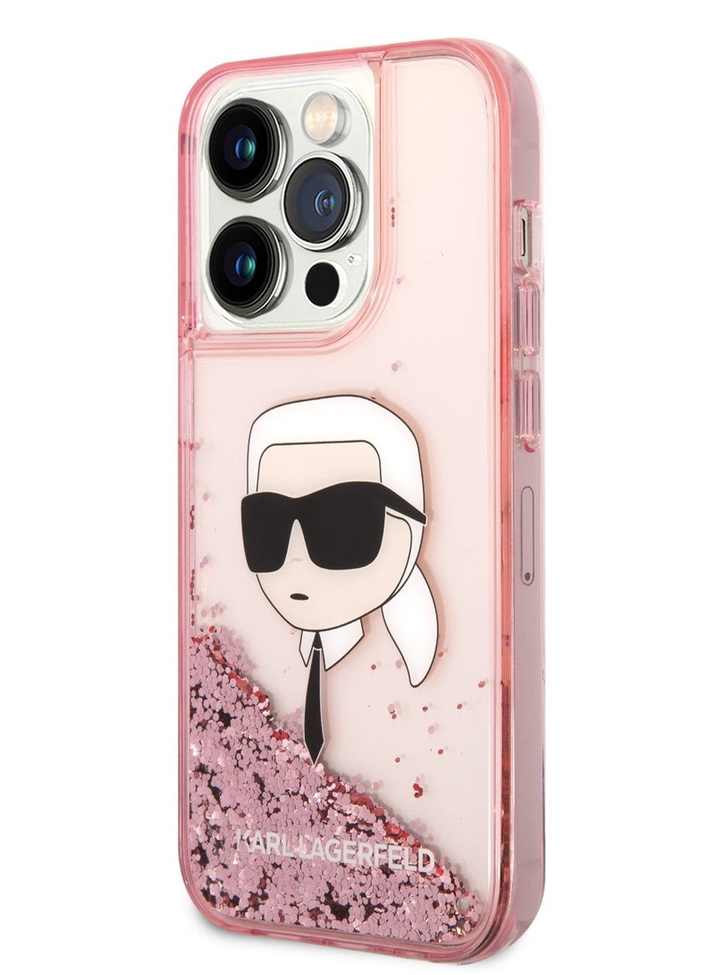 كارل لاغرفيلد حافظة صلبة لرأس كارل من ليكويد جليتر NFT
ايفون 14 برو - وردي - Image 2