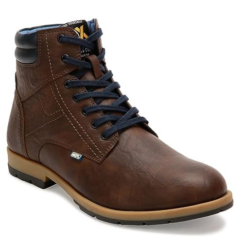 ID Brown Casual Boot Shoes For Men, 6 UK - Image 1