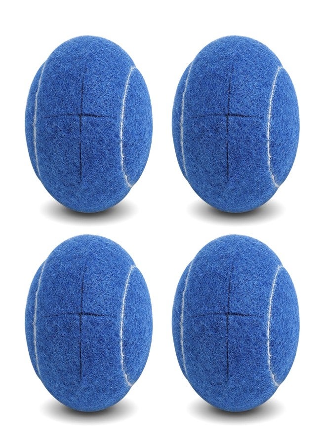 ANCKNE Walker Precut Tennis Balls for Walkers - 4PCS Universal Glide Balls, Heavy Duty Long Lasting Felt Pad Glide Coverings for Furniture Legs and Floor Protection (BLUE) - Image 1