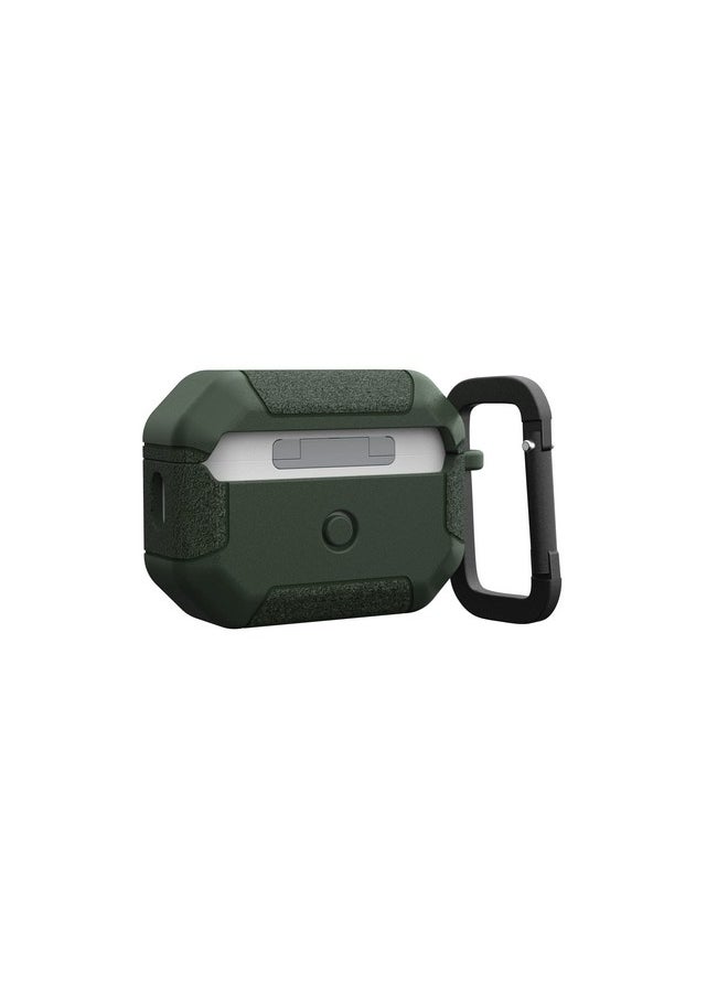Urban Armor Gear - Urban Armor Gear UAG AirPods Pro Case, Scout Rugged Protection Case/Cover Designed for AirPods Pro (2nd Gen) & Also fits Type C Version, Wireless Charging Compatible (AirPods Not Included)-Olive Drab - Image 1