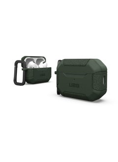 Urban Armor Gear UAG AirPods Pro Case, Scout Rugged Protection Case/Cover Designed for AirPods Pro (2nd Gen) & Also fits Type C Version, Wireless Charging Compatible (AirPods Not Included)-Olive Drab