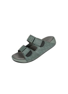 barjeel uno 008-3469 Barjeel Mens Casual Sandals 2368-5 Grey  - Image 3