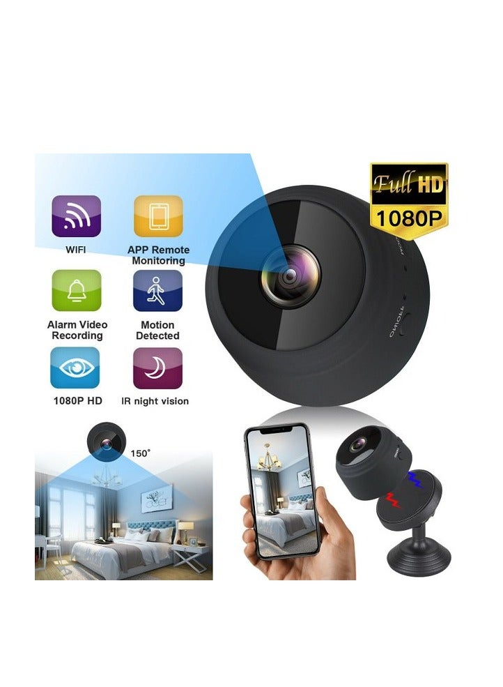 Generic Wireless HD Wi-Fi  mini security camera with night vision, motion detection, and baby crying detection, works with Android and iPhone devices. - Image 4