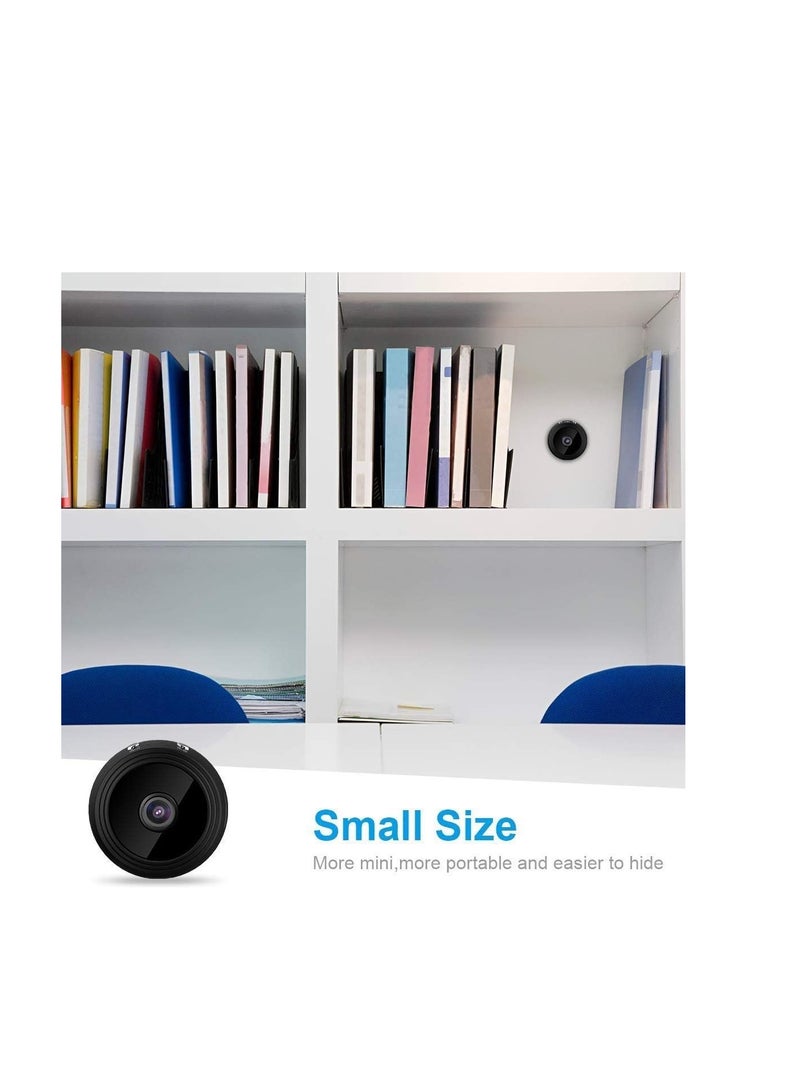Generic Wireless HD Wi-Fi  mini security camera with night vision, motion detection, and baby crying detection, works with Android and iPhone devices. - Image 2