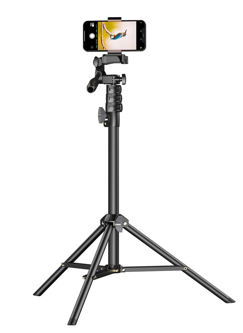 APEXEL APEXEL 70 Inch Mobile Phone Tripod, 3-in-1 Selfie Stick Mobile Phone Tripod Stand with Sports Cameras Interface and Remote Shutter, Camera/Smartphone Tripods Compatible with iPhone 15 Pro Max/14/13,  - Image 1