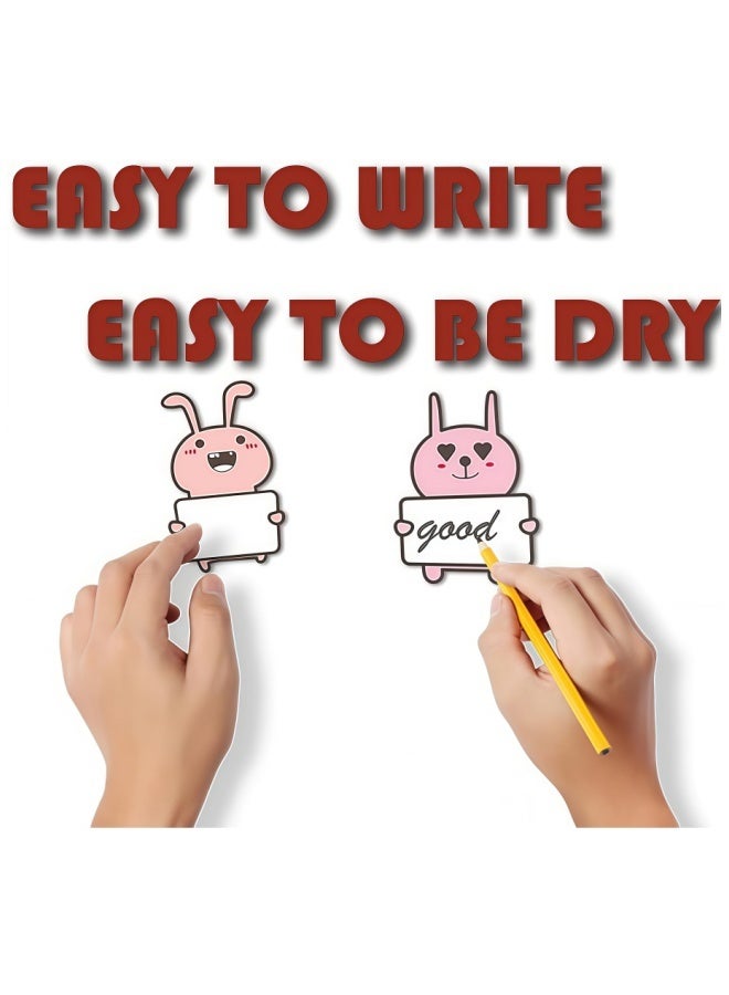 Name Tags for Kids,Adhesive Stickers, 300 Pcs Cute Bunny Cartoon Incentive Stickers for Kids Teacher School Home Classroom Supplies - Image 2