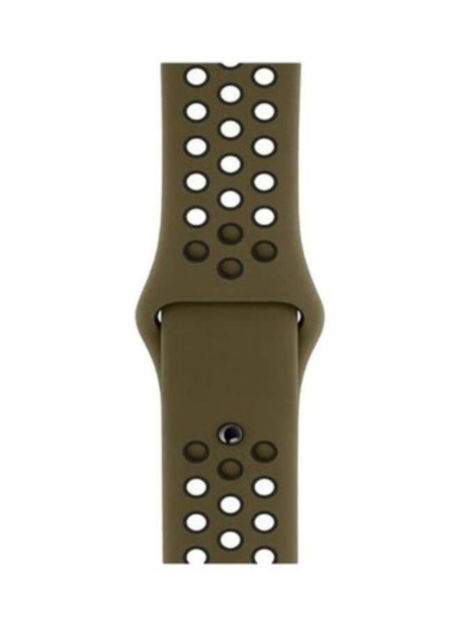 ACLIX Replacement Strap Watchband For Apple Watch Series 7 45mm / 6 / SE / 5 / 4 44mm / 3 / 2 / 1 42mm 44mmmillimeter Green - Image 2