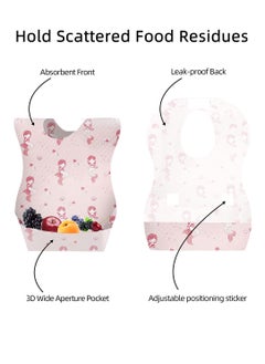 25 Pcs Baby Disposable Bibs Travel Feeding Bib- Leakproof Liner, Food Catcher Pocket for 6-18 Months Babies Toddlers, Pink - pzsku/Z604E2FFCB81995C9C4F5Z/45/_/1720072857/21553d6d-3107-4d98-9a6d-40274cc91b18