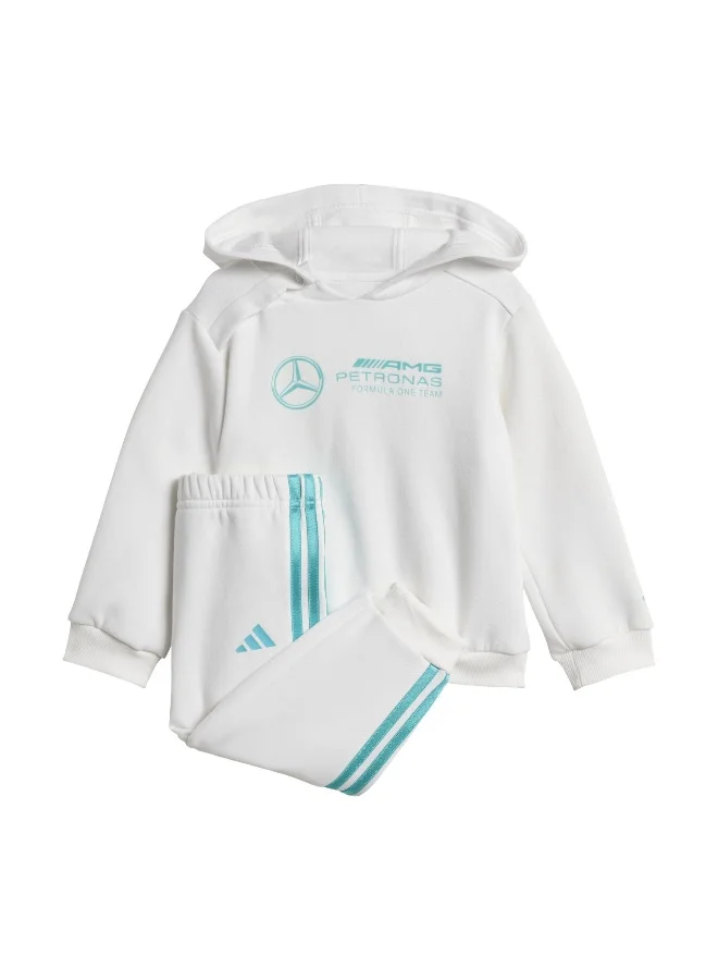 adidas Adidas Mer Dna Bbyjgls White Youth/Baby Jogger Suits For Kids