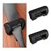 ZNDAW 2 PCS Car Seat Belt Buckle Covers AntiScratch Silicone Safety Belt Clip Buckle Protector Vehicle Interior Seatbelt Buckle Guard Protective Sleeve for Cars Vans Trucks Black - Image 2