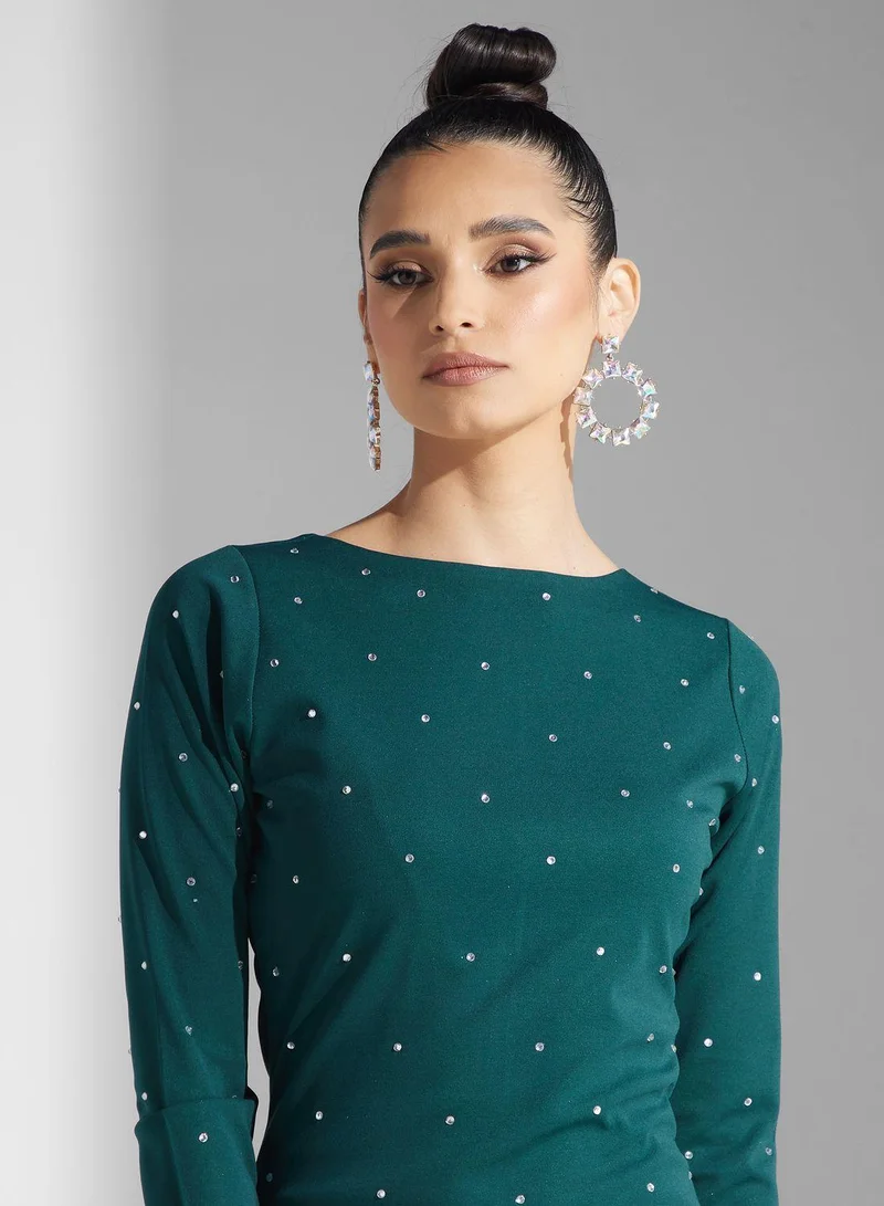جولدن ابل Zip Detail Dress