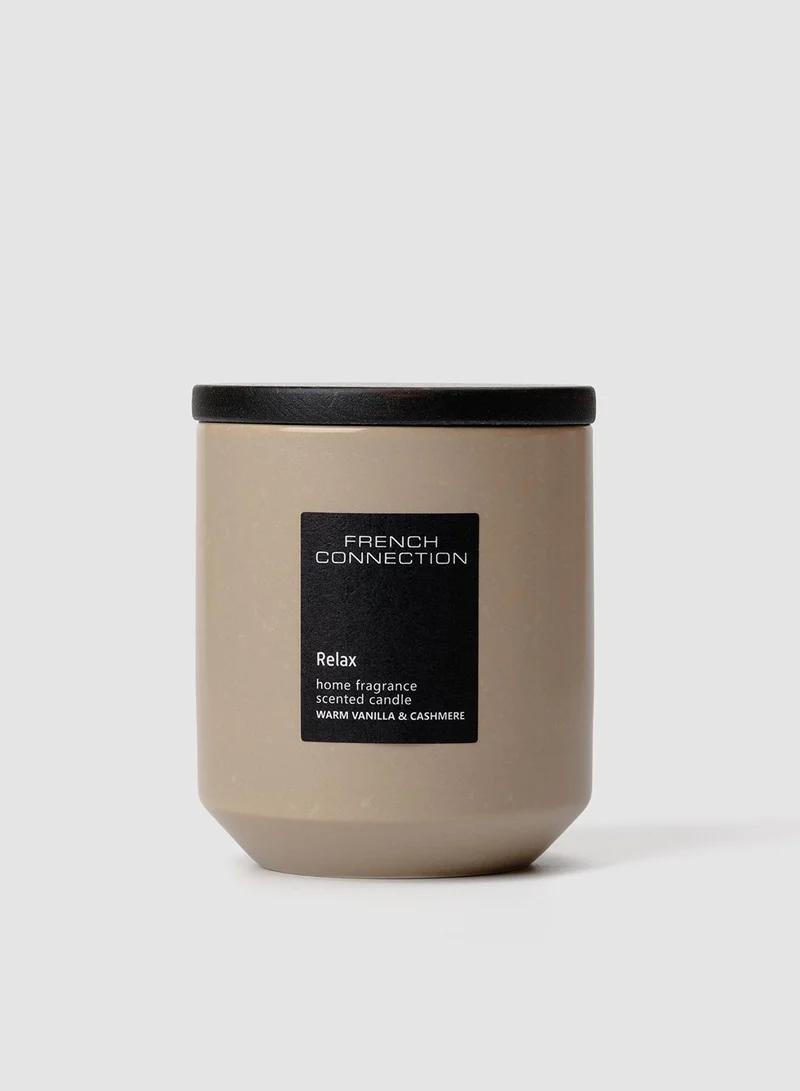 فرنش كونكشن شمعة فانيليا دافئة وكشمير من ستون رينج  جرام