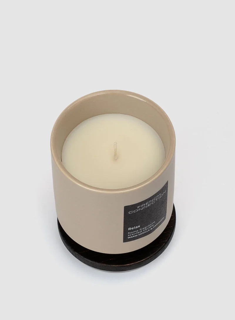 French Connection Stone Range Warm Vanilla & Cashmere Candle 224G