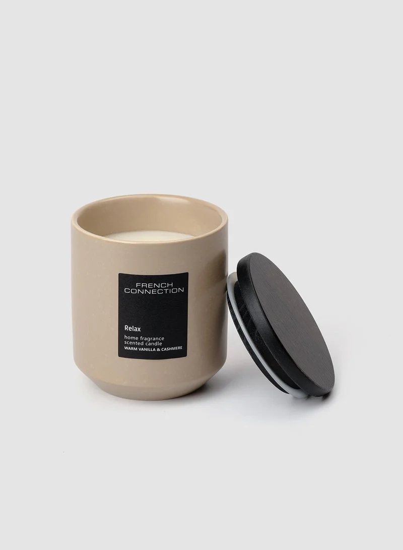 French Connection Stone Range Warm Vanilla & Cashmere Candle 224G
