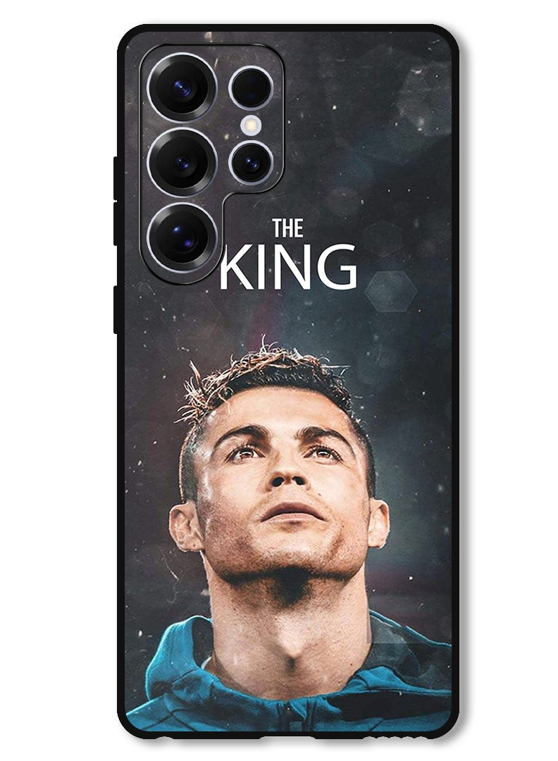 Theodor Protective Case Anti Scratch Shock Proof Bumper Cover For Samsung Galaxy S25 Ultra Ronaldo The King - Image 1