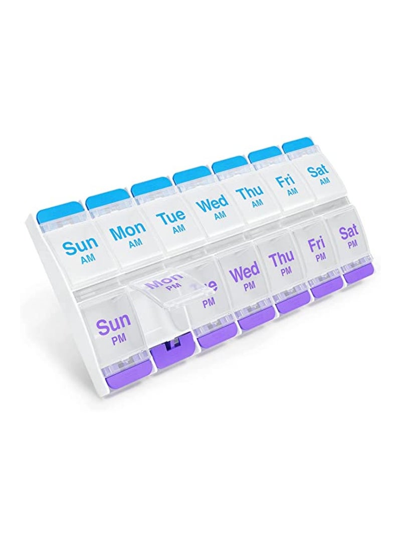 EzyCare 7 Days Am/Pm Push N Button Planner -17376