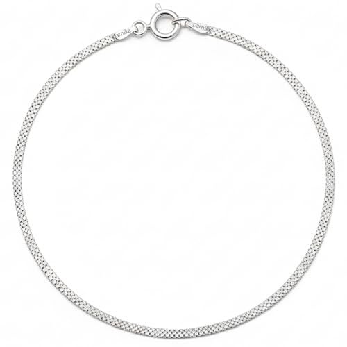 Parnika (Formerly MJ Trendy Flexible Silver Payal (Anklets) in Pure 92.5 Sterling Silver for Girls/Women | Gift for Women and Girls | With Certificate of Authenticity | (Double box - 1 Pc) - Image 1